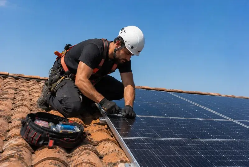 Maintenance et monitoring de panneaux solaires à Wasselonne